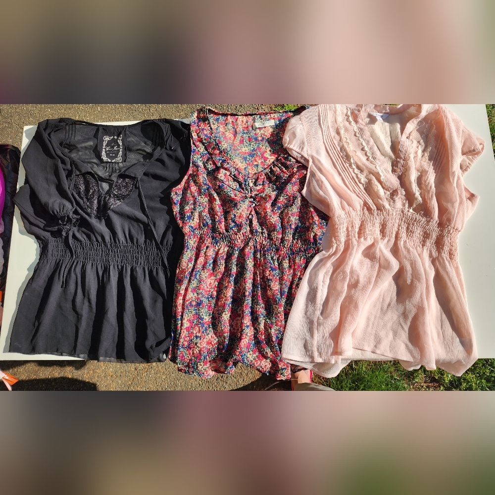 Sheere Dress Blouses